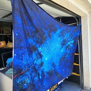 Large night forest tapestry/wall hanging
